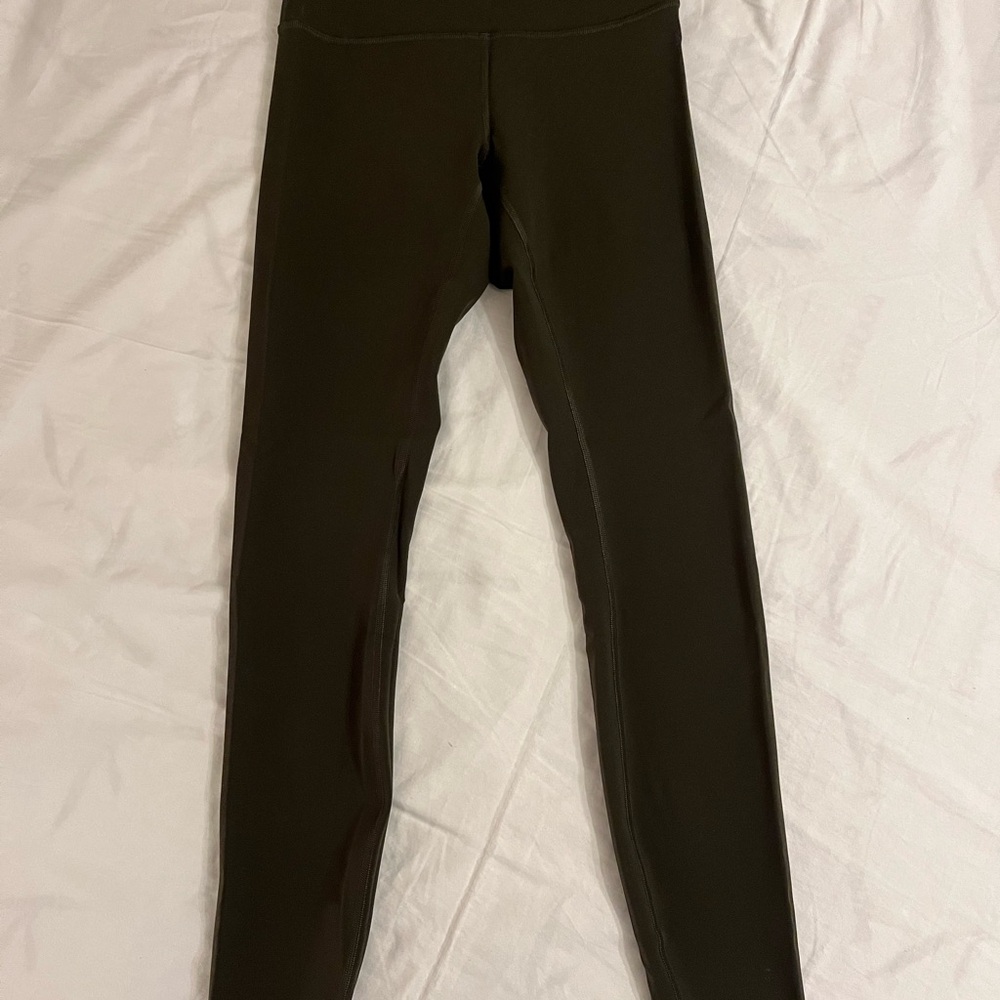 Lululemon Olive Green Wunder Under Leggings